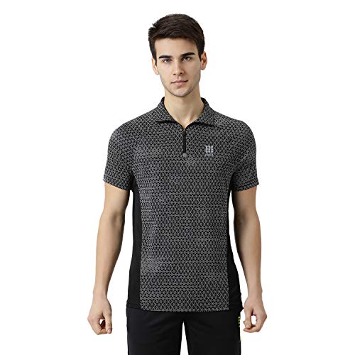ROCK.IT Mens Plain Active Base Layer Shirt (2190100454-1_Black 36)