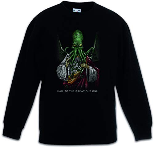 Sweat Cthulhu enfants garçon fille vêtement manches longues noir