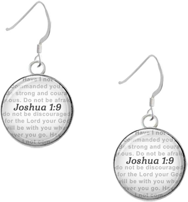 Delight Jewelry Silvertone Domed Verse French Earrings