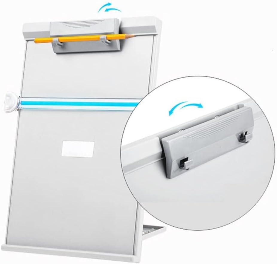 Plastic Adjustable Computer Document Holder Book Rack Stand Reading Typing Frame Bookends Recipe