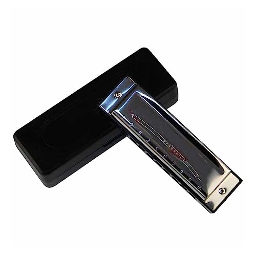 PacuM Harmonica par Instrument Key Harmonica 10 trous avec étui en laiton en acier inoxydable Harmonica Harmonica - Les Beatles, Paul McCartney, John Lennon, RIngo Starr, George Harrison PacuM Harmonica par Instrument Key Harmonica 10 trous avec étui en laiton en acier inoxydable Harmonica Harmonica