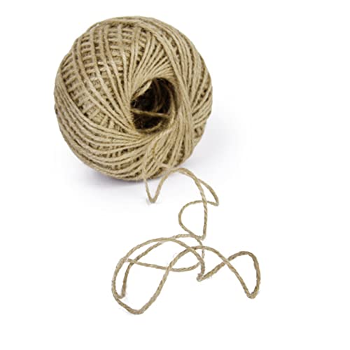 ARTIBETTER 80M Natural Jute Twine DIY Jute Twine for Gardening Industrial Packing and Photo Displays Durable Material