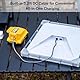 Steinwhale Batteriebetriebenes Ladegerät für Starlink Mini, kompatibel mit DeWalt-Batterien, 60 W 20 V/3 A Ausgang, wasserdichter DC-Fassbuchse, leicht und tragbar für den Außen- und Notfall
