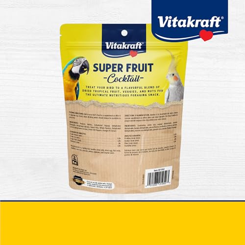 Image of Vitakraft Super Fruit Cocktail Parrot and Cockatiel Treat 40 oz.
