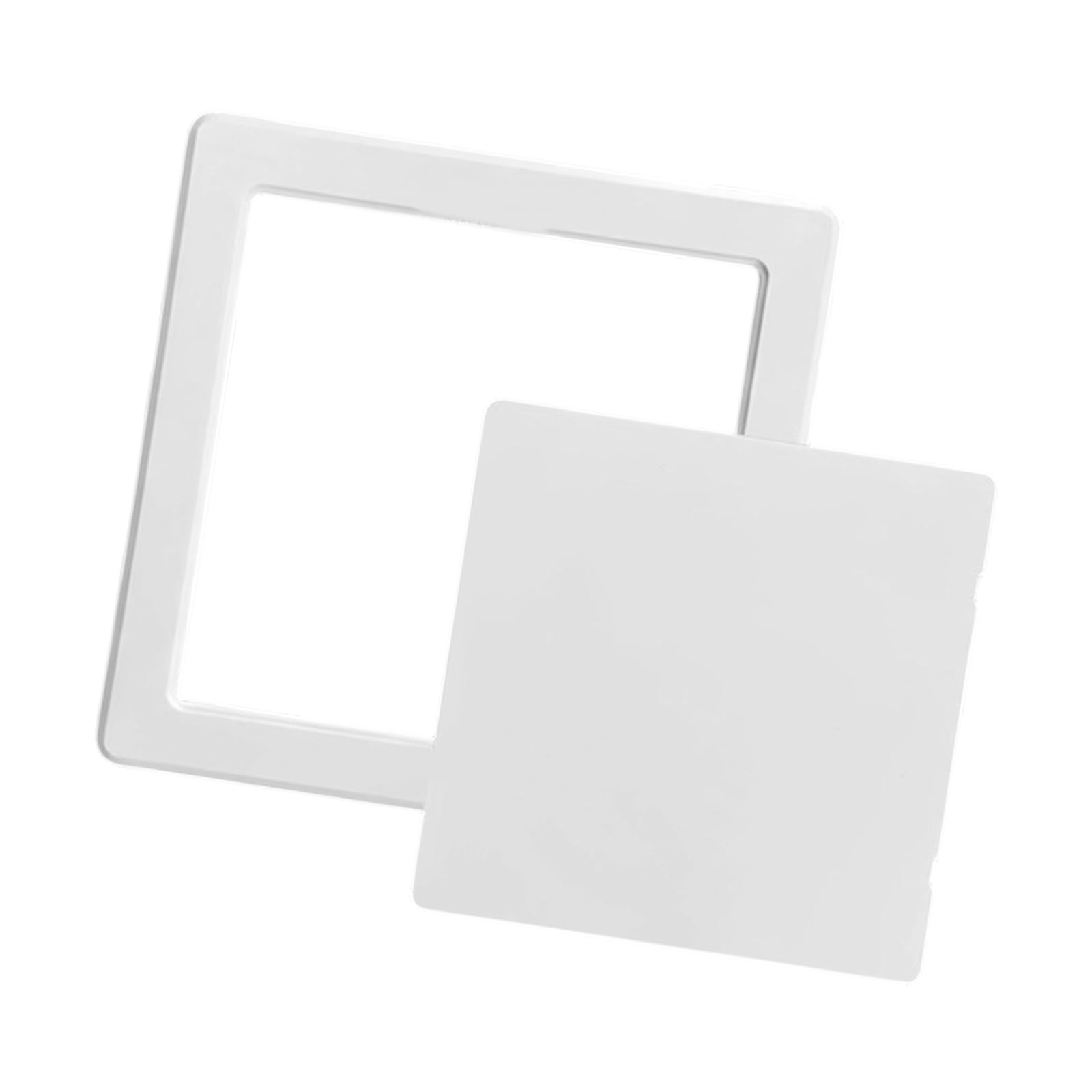 Adhesive Inspection Hole Cover Removable Hinged Access Hatches Door for Ceiling Wall Ventilation Openings Access Door Wall Ceiling White Hatches Cover