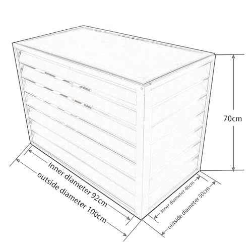 Housse climatisation extérieure aluminium anti-rouille pour stopper les pannes d'unité