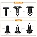 GOOACC 100PCS Nylon Bumper Fastener Rivet Clips for GM 21030249 for Ford N807389S,1PC Bonus Fastener Remover