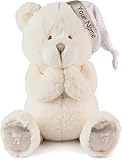 Personalized Goodnight Prayer Bear Animated Talking Plush Stuffed Animal Toy for Baby Boy or Baby Girl with Custom Name - 15 Inches