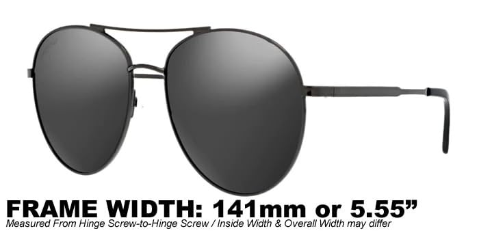 Image of FATHEADZ Oversized Polarized Sunglasses Men & Women - UV Protection RX Ready Wide Fit Eyewear for Outdoor Use - RX Ready