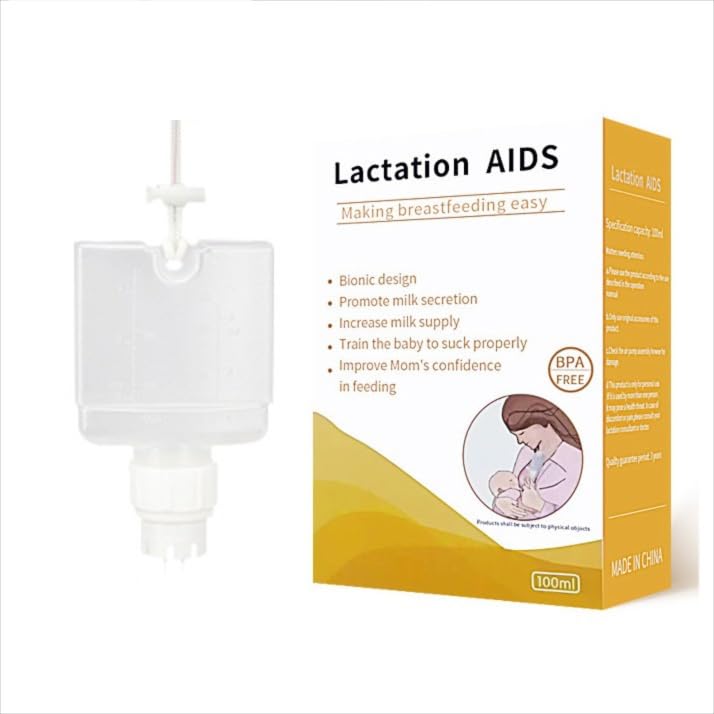 Supplemental Nursing System Breastfeeding Newborn Essential Lactation Aids Baby Nutrition Feeding Bottle Combo BPA Free