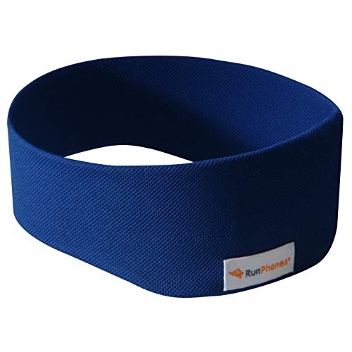 RunPhones New AcousticSheep Wireless | Bluetooth Headphones for Running, Exercise & More | Flat Speakers | Rechargeable Battery Lasts Up to 12 Hours (Large, Royal Blue)