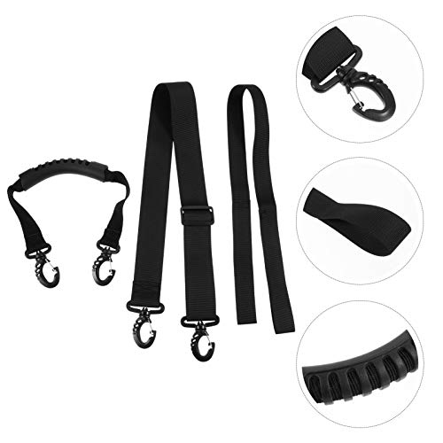 BESPORTBLE 3Pcs Transportadora Correia Transportadora Snowboard Ski Boot Ajustável Alça de Ombro Sli