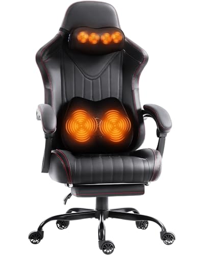 Dowinx Gaming Video Gaming Chair with Shiatsu Neck Massage...
