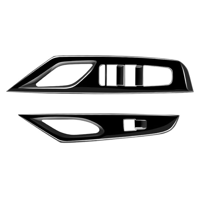 Pegatina botón salpicadero coche Embellecedores Reposabrazos Puerta Interior Coche Marco Interruptor Cristal Ventana Color Negro Brillante Para Nissan Para SERENA C28 2022-2023 Accesorios Interior Coc