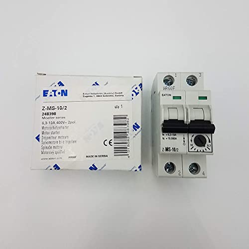 EDENEA Disjoncteur Moteur Bipolaire Monophasé pour Pompe Piscine - Calibre 4-6,3A - Spécial Coffret Electrique Piscine