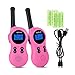 Produktbild Tyhbelle T-799 Walkie Talkies für Kinder Sprachaktivierte Walkie Talkies für Erwachsene und Kinder 3km Two Way Radio Walkie Talkies Long Range Set (Pink- Mit Batterie und Kabel)