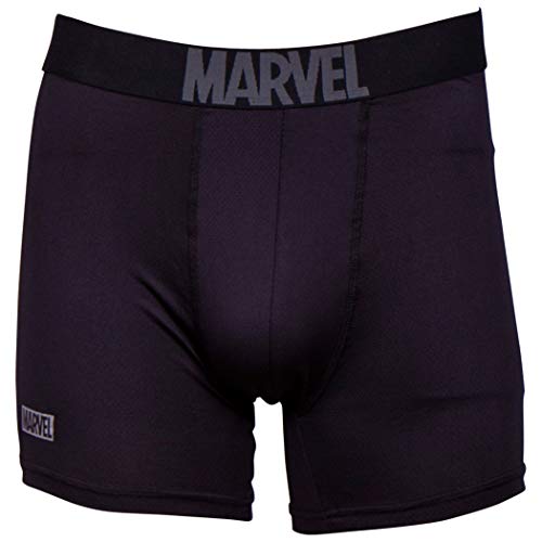 Deadpool Performance Mesh Underwear Boxer Briefs 3-Pair Pack (Medium (32-34)) Black4