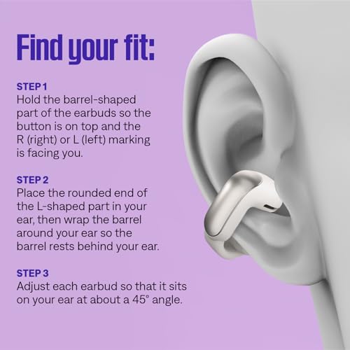 Image of Bose Ultra Open Earbuds with Immersive Audio, Open Ear Wireless Clip on Earbuds for Comfort, OpenAudio for Awareness, Up to 48 Hours of Battery Life, White Smoke (Renewed)