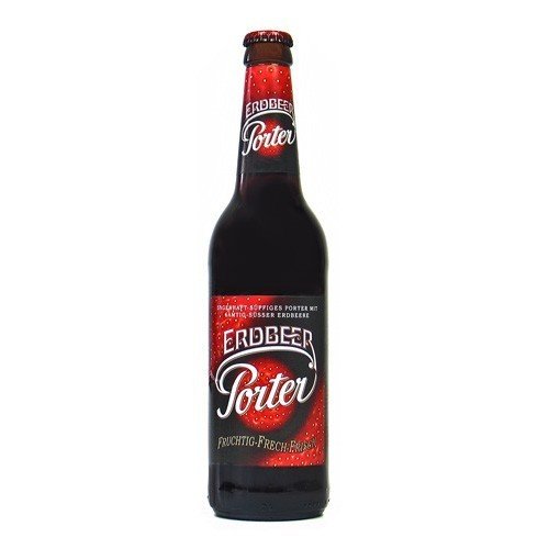 Lausitzer Erdbeer Porter Erdbeerbier 0,5 l 4,2% vol.