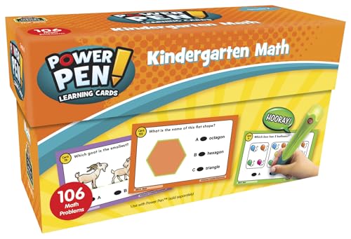 Tarjetas de aprendizaje de Power Pen (Gr. K) para evitar el retraso escolar en preescolar