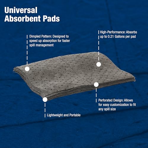 Image of Universal Absorbent Pads 15 inchx18 inch - 100 Pack Box