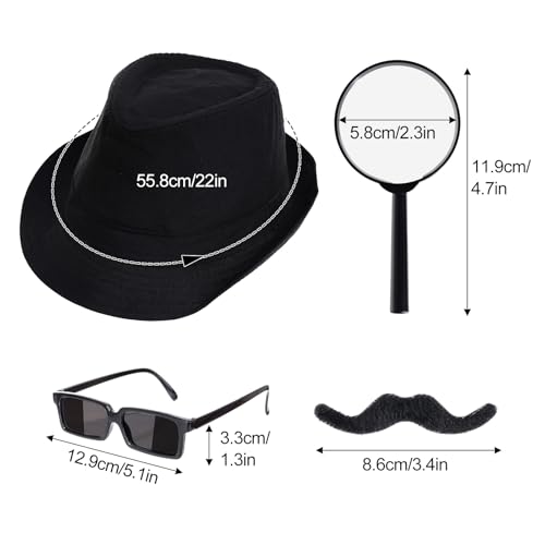 Disfraz completo de detective para Halloween miniatura 2
