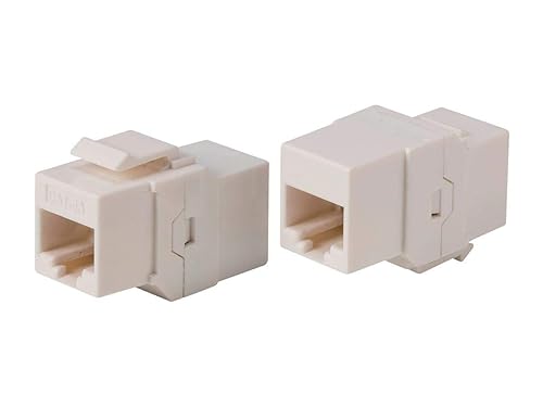 Miniatura 2 de Monoprice Acoplador en línea Keystone Cat6A UTP RJ45-RJ45 (paquete de 2)