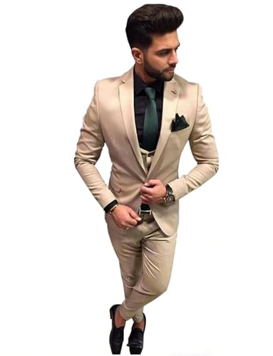 Pantalon 3 pièces homme à revers idéal pour mariage et cérémonie