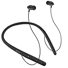 FLiX (Beetel) Blaze 200 Wireless Bluetooth in-Ear Collar Neckband with in-Built Mic and Vibration Alert,Extra Thumping Super Bass,Upto 200H Stand by, Premium Metal Magnetic Tips (Black)(XNB-N105)