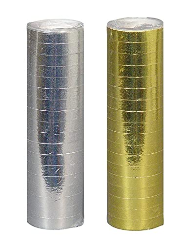 DISBACANAL Serpentin métallisé Or ou Argent - Arge Cover