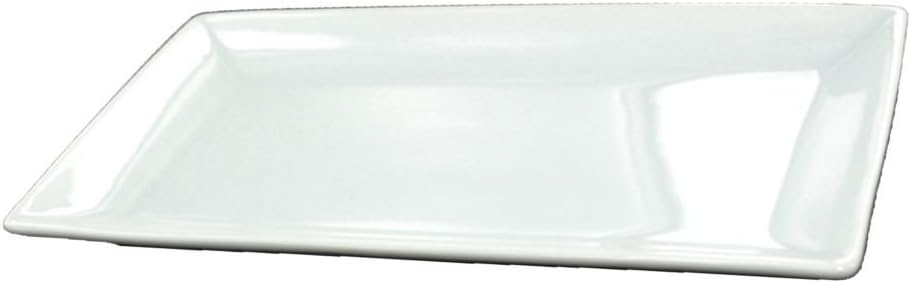 Varick 6900E558 Cafe Porcelain Pub 9.5 x 5" Plate - 12 / CS