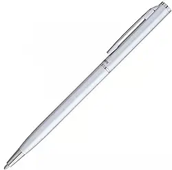 Kit Caneta Crown Esferográfica Hawai Diversas Cores Metal + Estojo Crown (Prata)