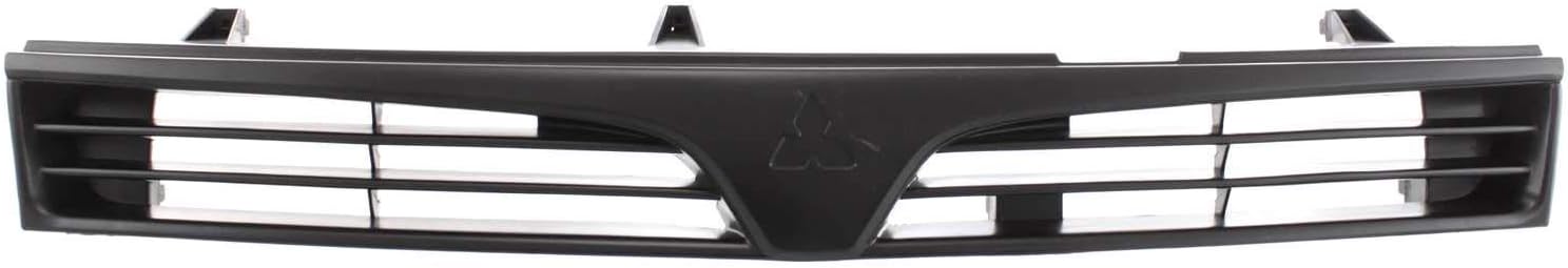 Garage-Pro Grille Assembly for MITSUBISHI MIRAGE 97-01 ABS Plastic Textured Black Sedan