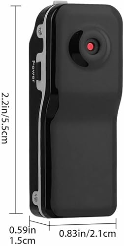 Miniatura 2 de Keenso Mini cámara de video DV con batería de litio, grabación de video de control de sonido, tarjeta de memoria Mini grabadora DV Videocámara