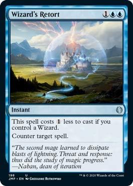 Magic The Gathering - Wizard's Retort - Jumpstart