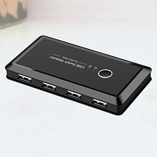 Mobestech Seletor de chave USB 2.0 para impressora, teclado, mouse, caixa comutadora USB 2.0