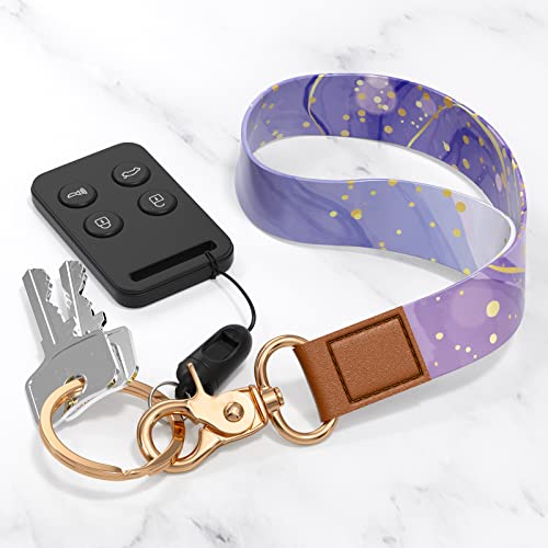 Image of Wrist Lanyard Key Chain, Wristlet Strap Keychain Holder for Women Men Car Keys Wallet Card Phone