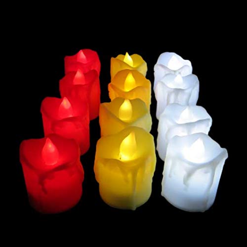 Anoc Colorful LED Candle (12 pcs)