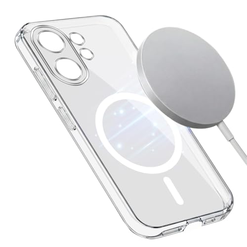 Image of Jkobi Lifetime Anti-Yellow MagSafe Compatible Clear Back Case Cover for Vivo V60 | Vivo T4 Pro (Sleek Hard Crystal | Shockproof and Camera Protection)