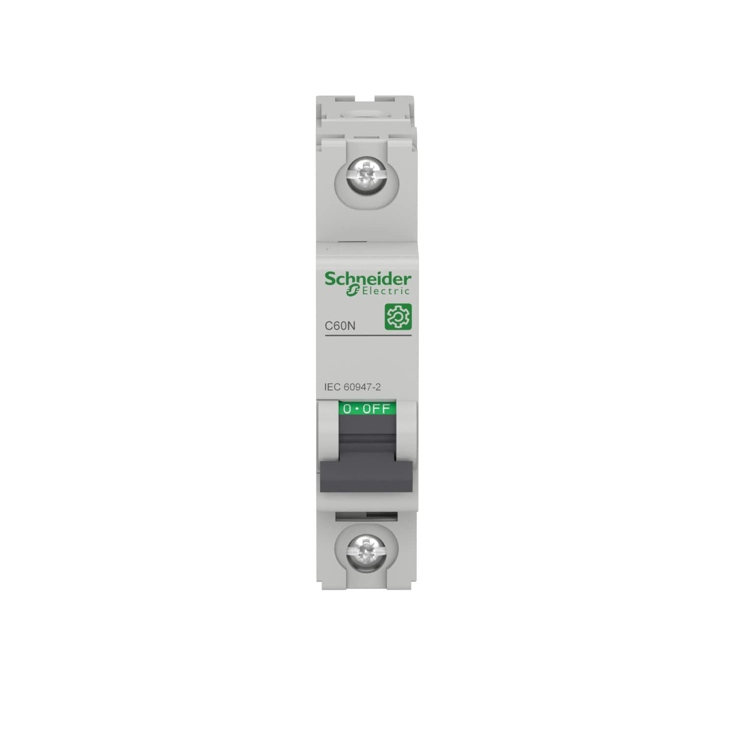 Schneider Electric M9F11116 Multi 9 C60N Interruptor Automático en Miniatura, 1P, 16A, C Curve, 240V, 10kA, 72mm x 18mm x 81mm, Gris