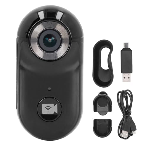 YUYTE Cat Camera Collar, HD Mini Action Camera, Pet Camera Video Record with Back Clip, 6 Layer Optical Glass Lens, Accessories Included for Riding