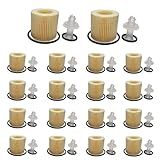 EKIONBY (18 PCS) 04152-YZZA6 Engine Oil Filter Kit compatible for Toyota Prius C-HR Corolla Matrix