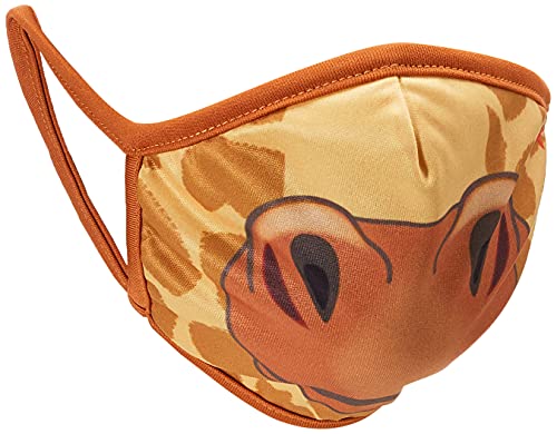 Wild Republic Wild Smiles Adult Face Mask, Reusable Face Mask, Washable Face Mask, Half Face Mask, Giraffe Design