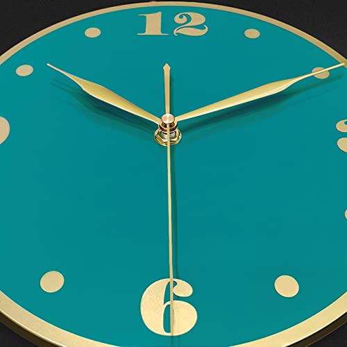 Horloge de paon de luxe créative 3D en métal forgé - 3