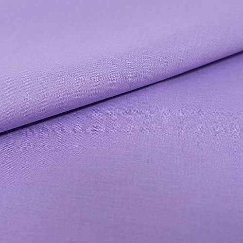 Image of SINGER, 100% Cotton, Solid Purple, Quilting and Crafting Fabric for Sewing, 44 Inch Wide, Cut by Yard