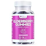 IMMUNUNTERSTÜTZUNG: Unsere schwarzen Sambucus-Holundergummis haben einen hohen Gehalt sowohl an Vitamin C als auch an Zink, die beide zur normalen Funktion des Immunsystems beitragen. Diese gesundheitsbezogenen Angaben wurden von der EFSA (Europäische Behörde für Lebensmittelsicherheit) untersucht und genehmigt.