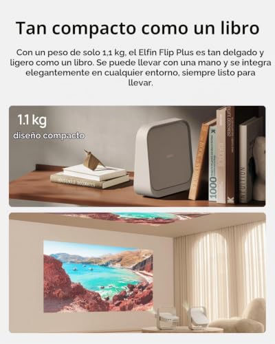 Miniatura 6 de XGIMI Elfin Flip Plus Proyector Portátil + Soporte Batería 2 en 1 Bundle
