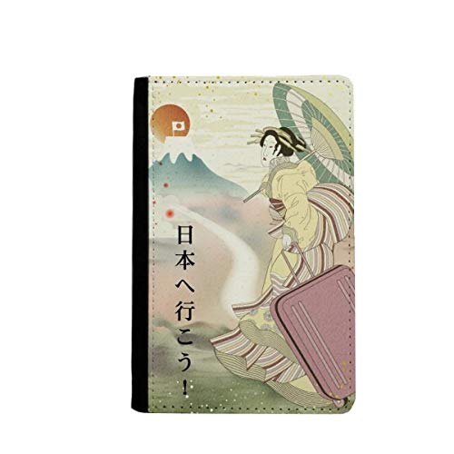 Porte-monnaie rond Mont Fuji japonais Ukiyo-E en tissu résistant