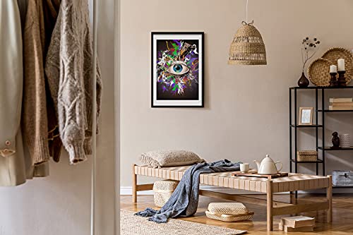 Affiche Tableau 50x70 cm Tulup pour Décoration Murale Épurée