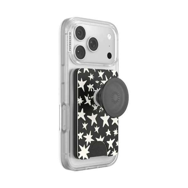 Image of PopSockets Phone Wallet for MagSafe with Grip- Starstruck